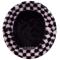 Kangol Pink / Black Checkered Faux Fur Bucket Hat K4370